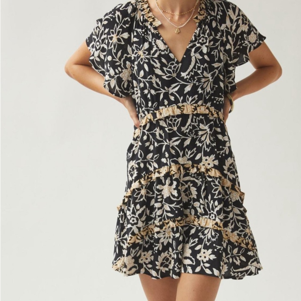 Anthropologie Floral Dress
